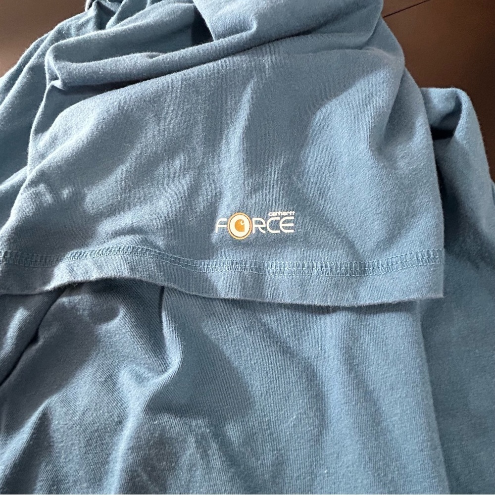 Carhartt Men's T-shirt Relaxed Fit "Force" Blue Green Size 3XL - Picture 2 of 8